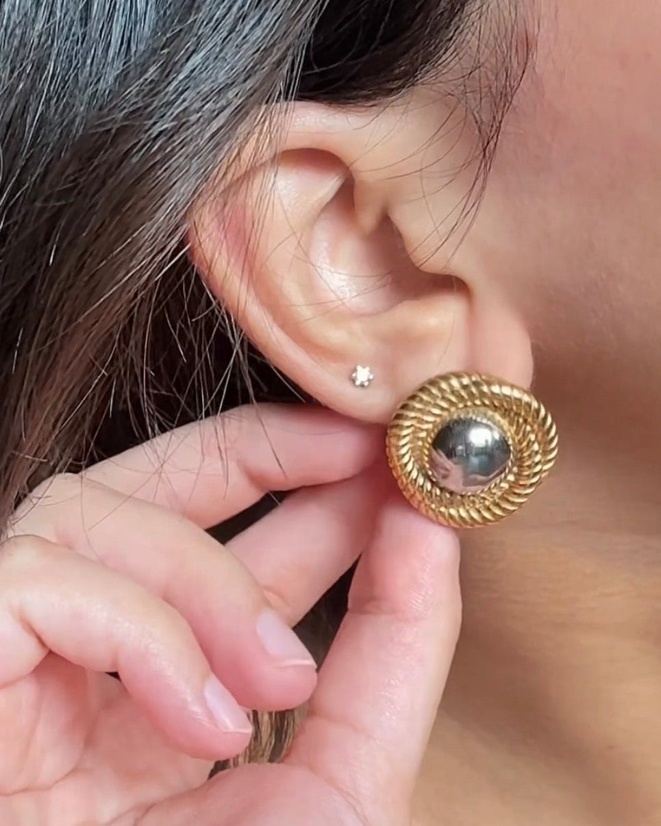 Metal Mirage Studs