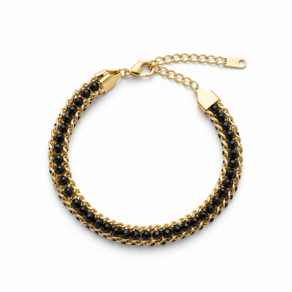 The Hematite Tennis Bracelet
