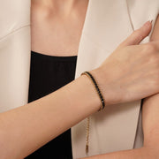 The Hematite Tennis Bracelet