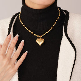 Honey Heart Necklace