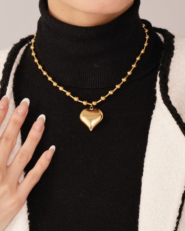 Honey Heart Necklace