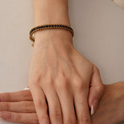 The Hematite Tennis Bracelet