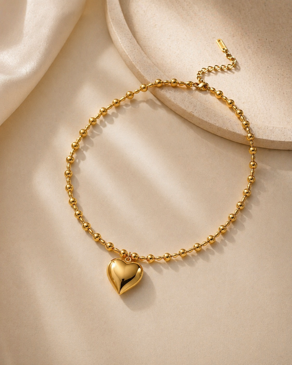 Honey Heart Necklace