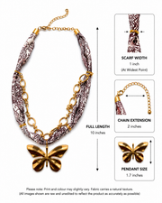 Como Butterfly Necklace