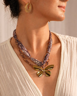 Como Butterfly Necklace