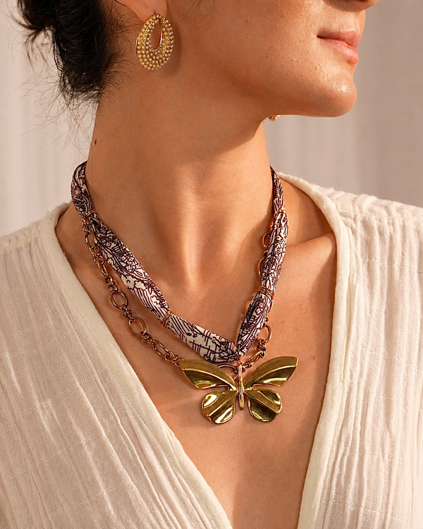Como Butterfly Necklace