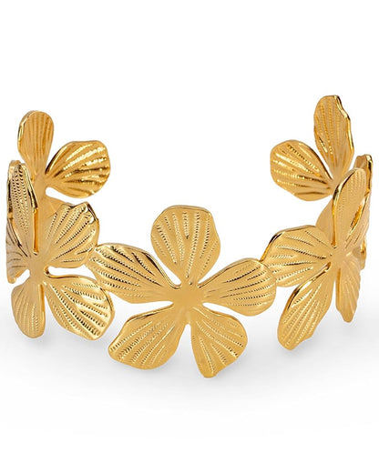 Golden Dahlia Cuff