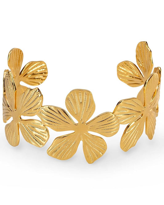 Golden Dahlia Cuff