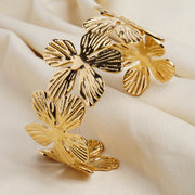 Golden Dahlia Cuff