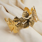 Golden Dahlia Cuff