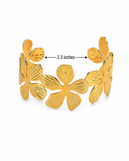 Golden Dahlia Cuff