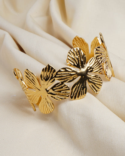 Golden Dahlia Cuff