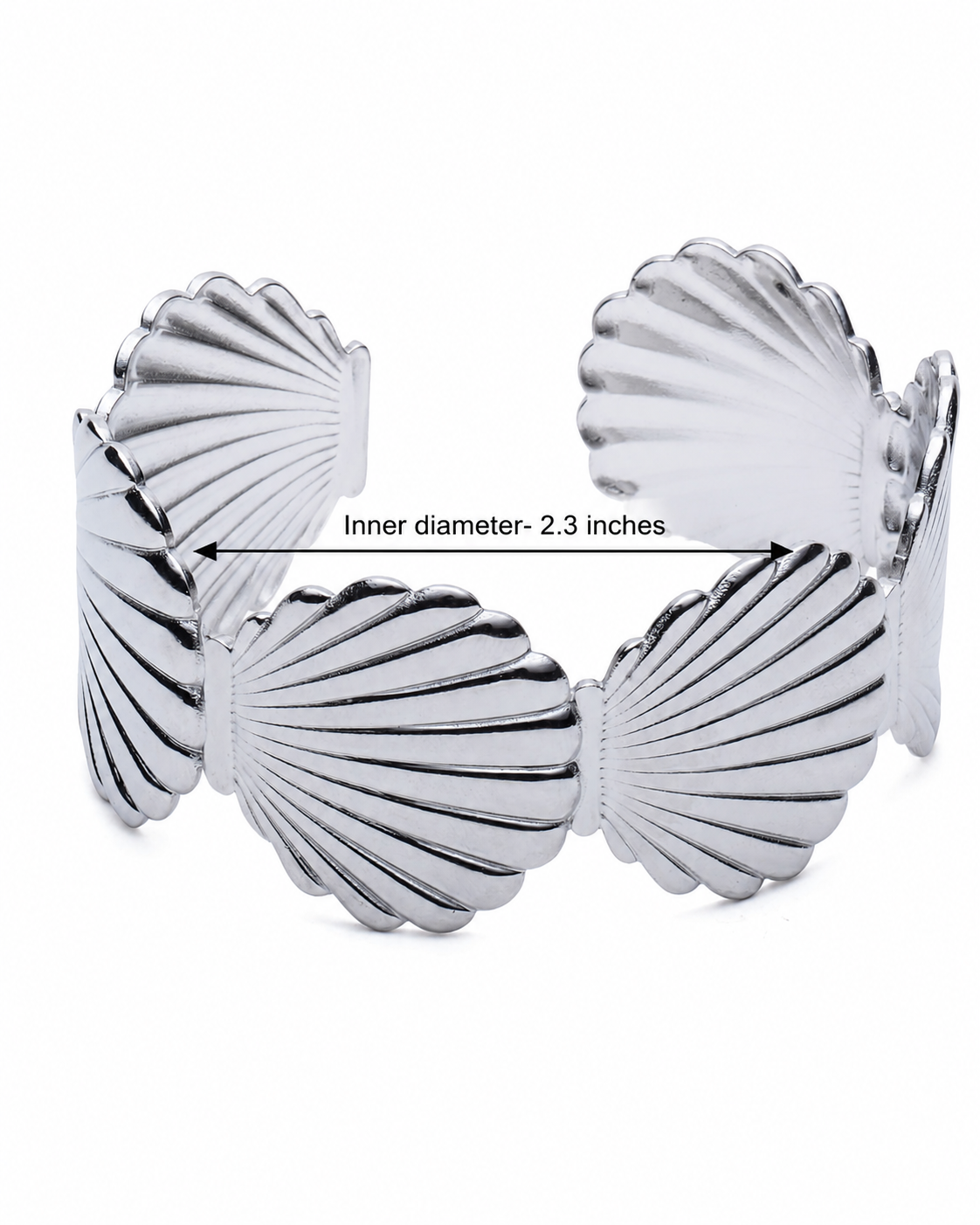 Silver Shoreline Cuff