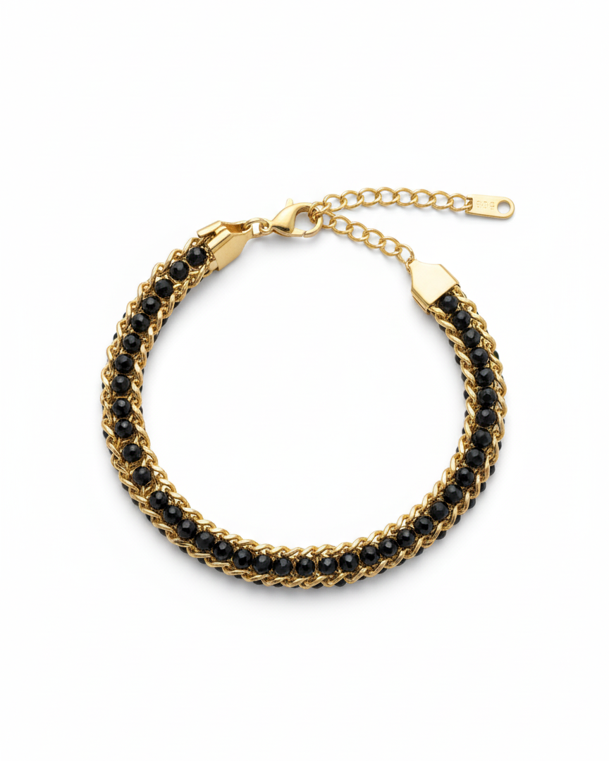 The Hematite Tennis Bracelet