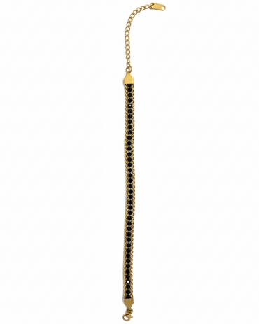 The Hematite Tennis Bracelet