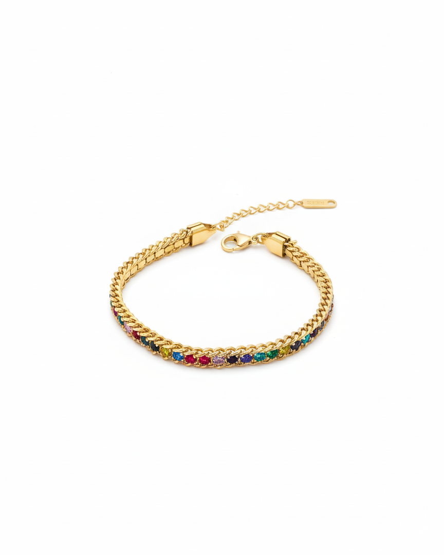 Confetti Tennis Bracelet