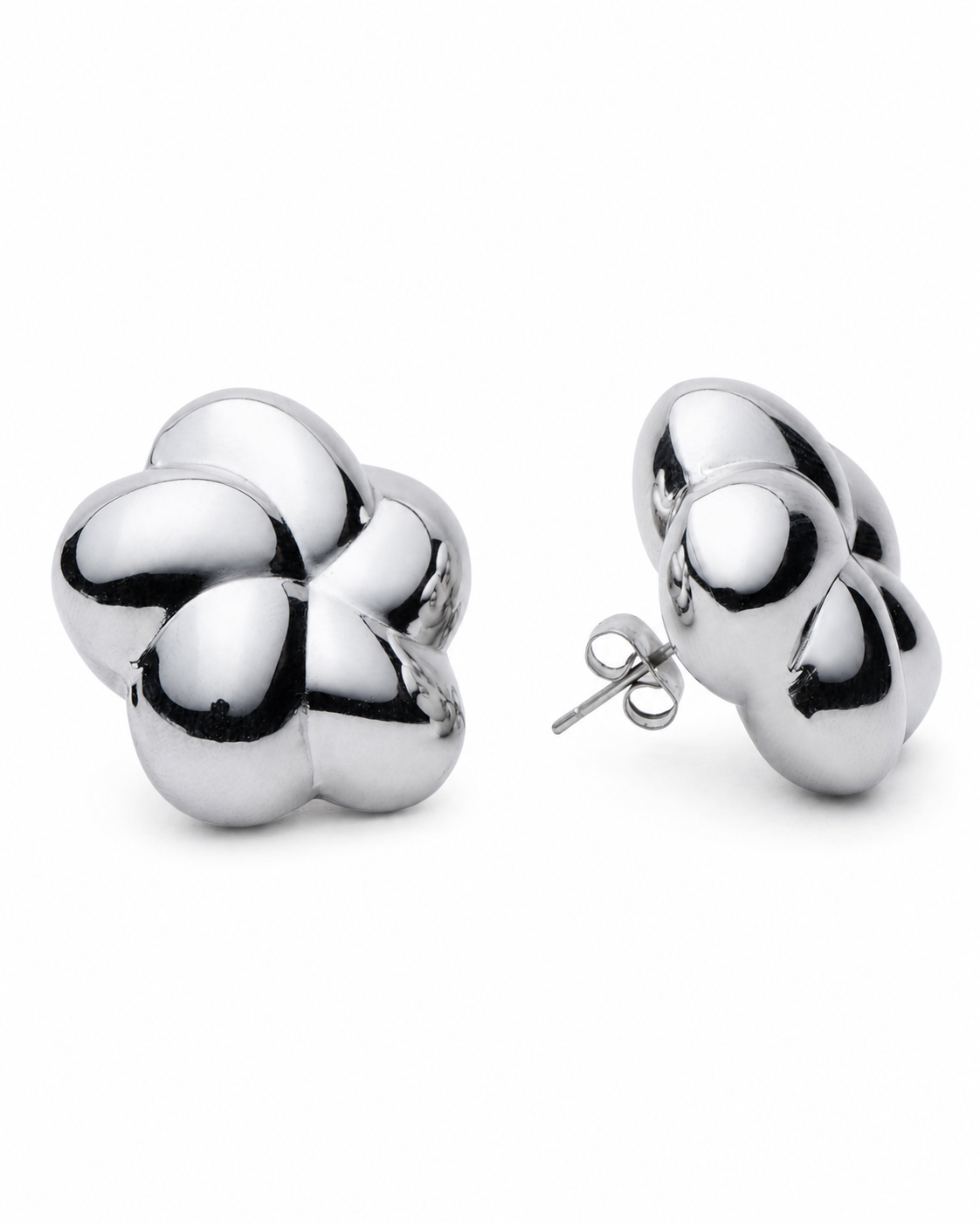 Chrome Bloom Earrings