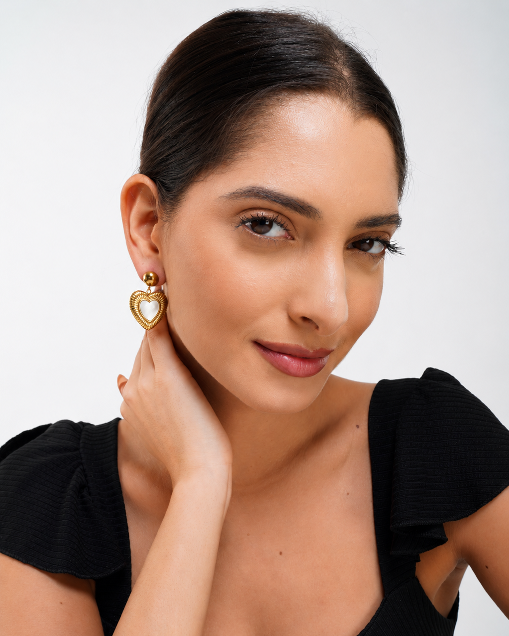 The Golden Heartbeat Earrings