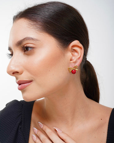 The Chérie Cherry Earrings