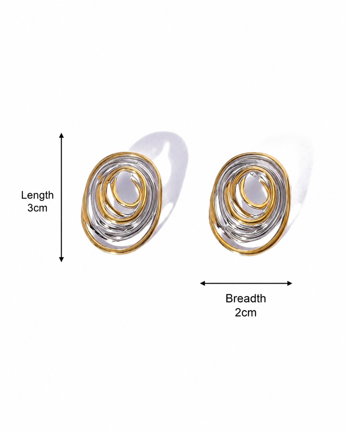 The Orbit Swirl Earrings