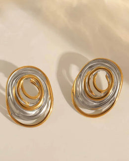 The Orbit Swirl Earrings