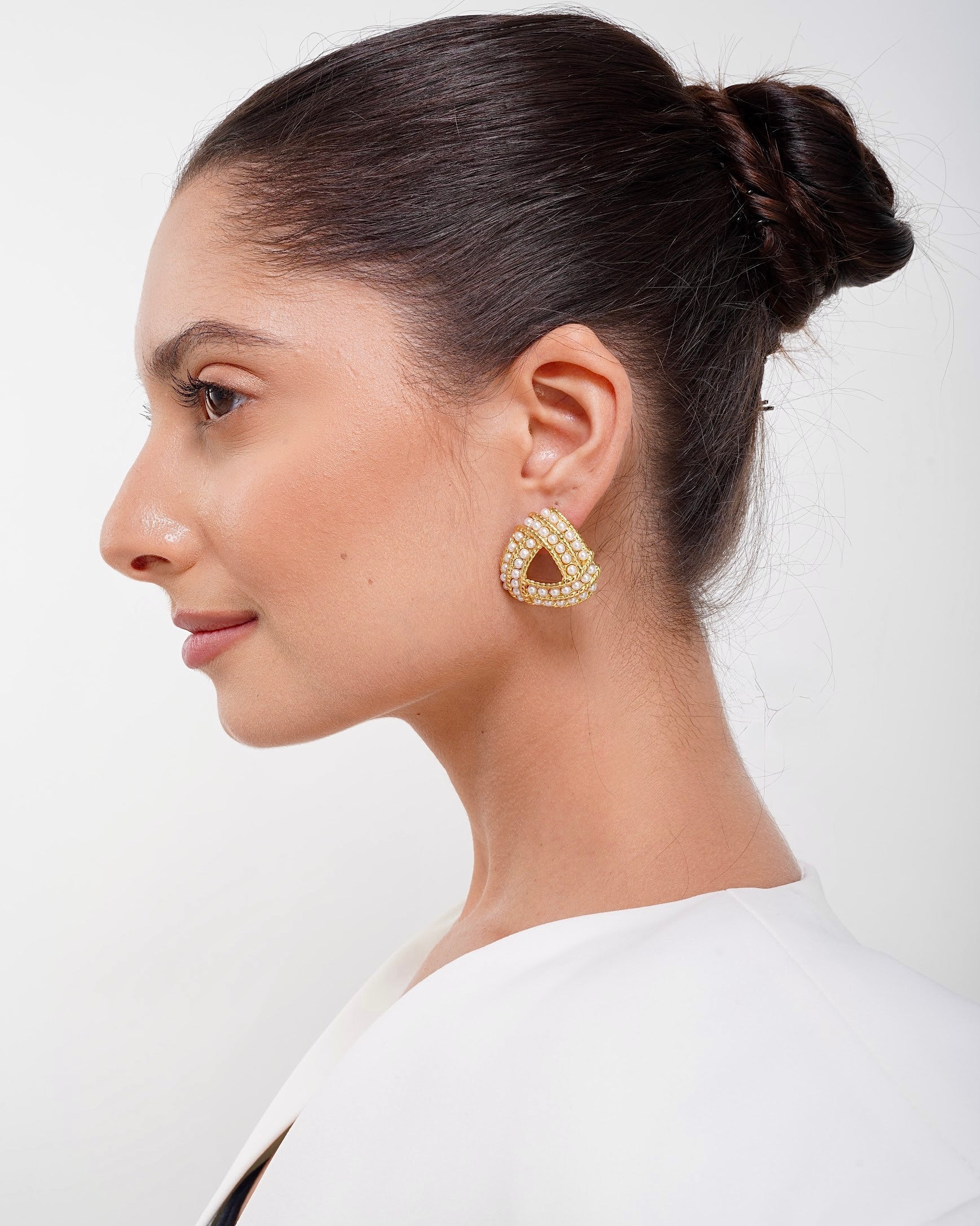 Pearl Crest Earrings