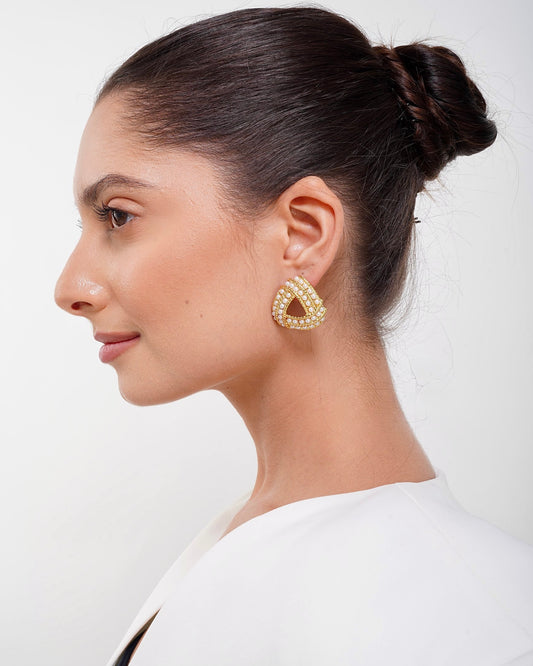 Pearl Crest Earrings