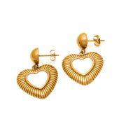 The Golden Heartbeat Earrings