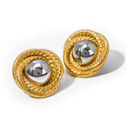 Metal Mirage Studs