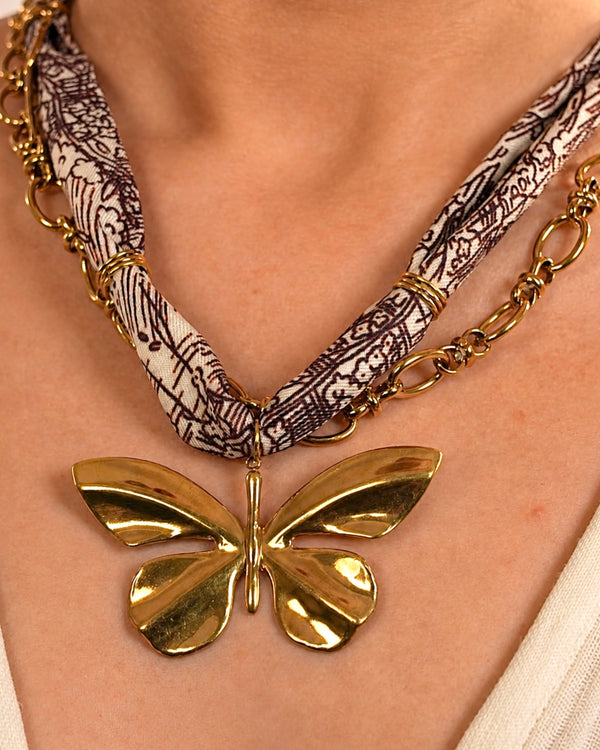 Como Butterfly Necklace