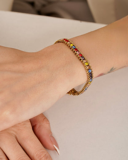 Confetti Tennis Bracelet