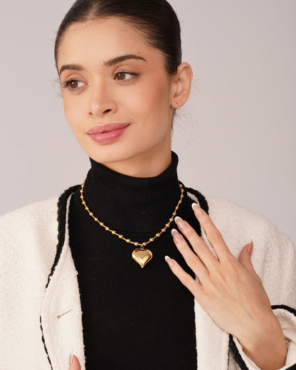 Honey Heart Necklace