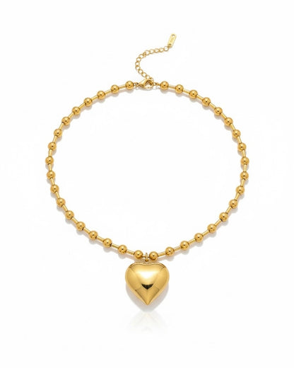 Honey Heart Necklace