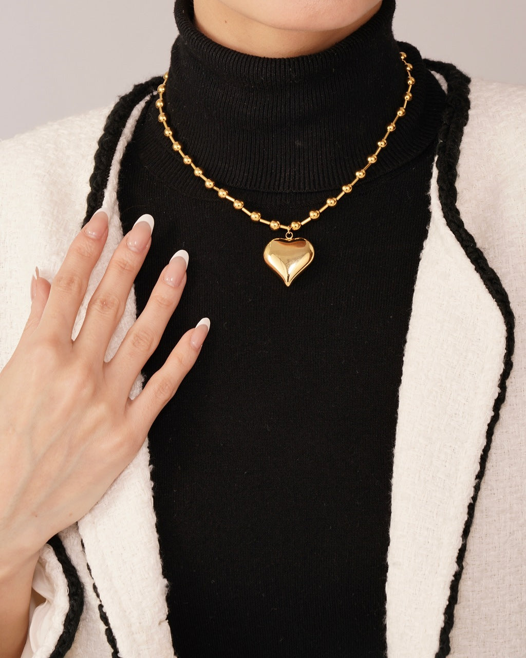 Honey Heart Necklace