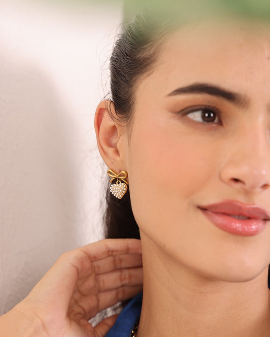 The Bow Amour Earrings