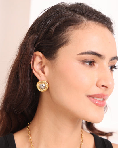 Metal Mirage Studs