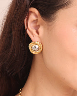 Metal Mirage Studs