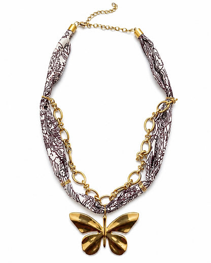 Como Butterfly Necklace