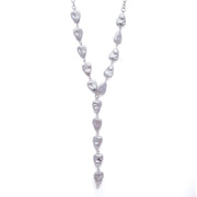 Chrome Pebble Necklace