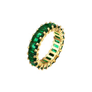 Baguette Emerald Band