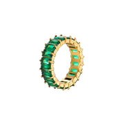 Baguette Emerald Band