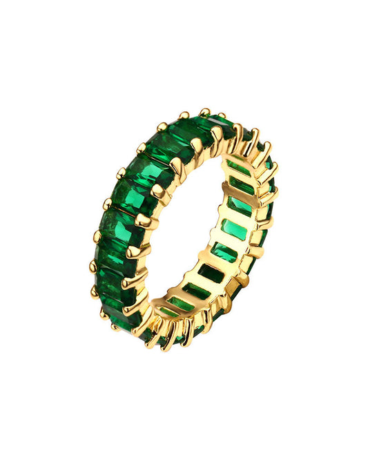 Baguette Emerald Band