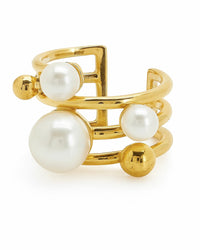 Ivory Moon Ring (Half band)