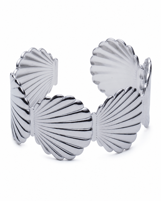 Silver Shoreline Cuff