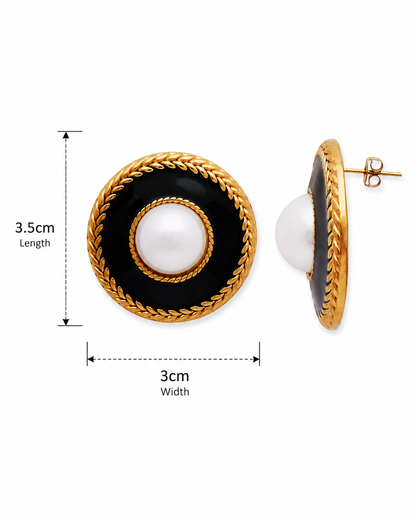 The Noir Belle Earrings
